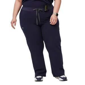 Figs Women’s Kade Cargo Navy Blue Scrub Pants